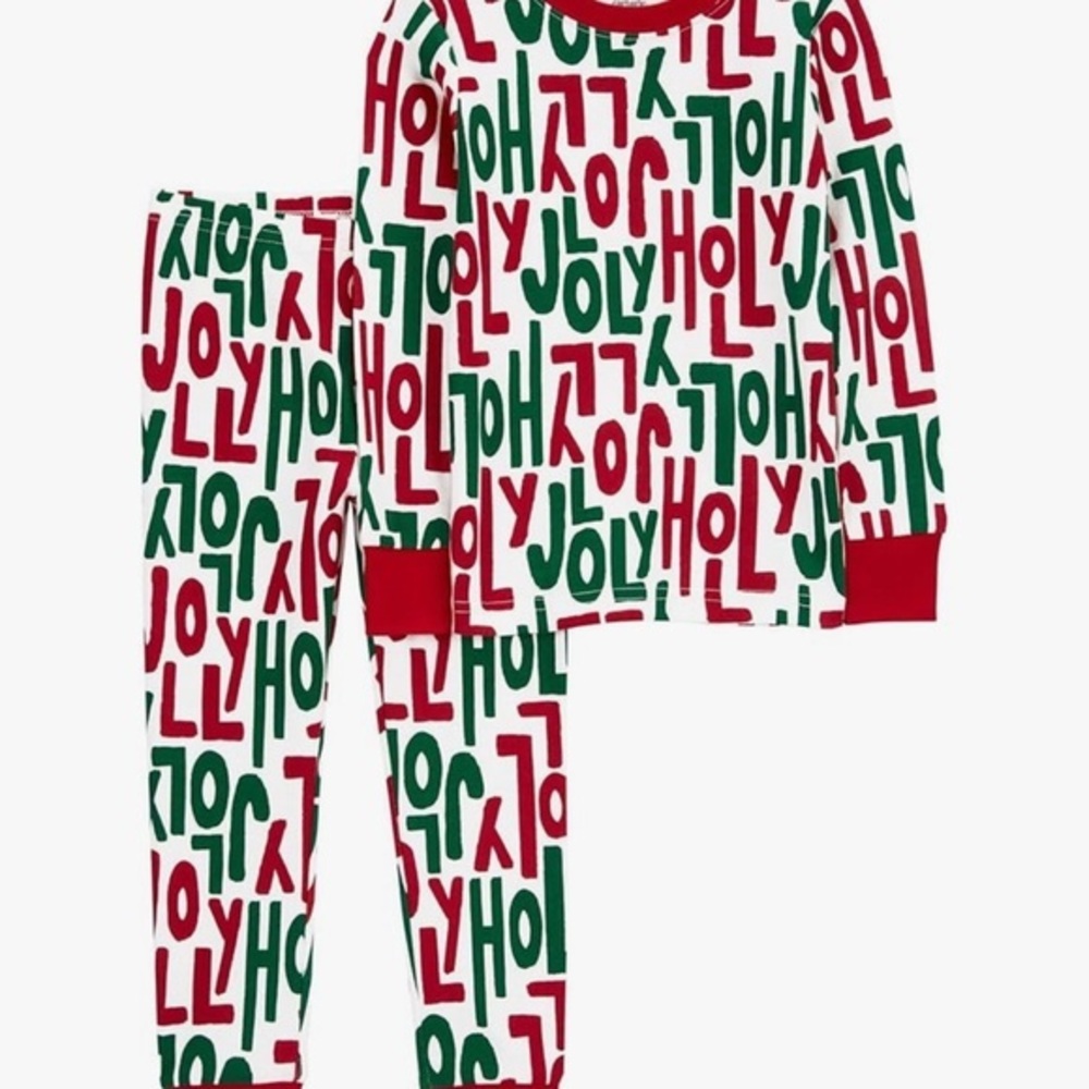 Carter's Red and Green Holiday Pajama Set
